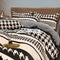 Elegant European Style Milk Velvet Anti-Static Warmth Bed Sheet Set