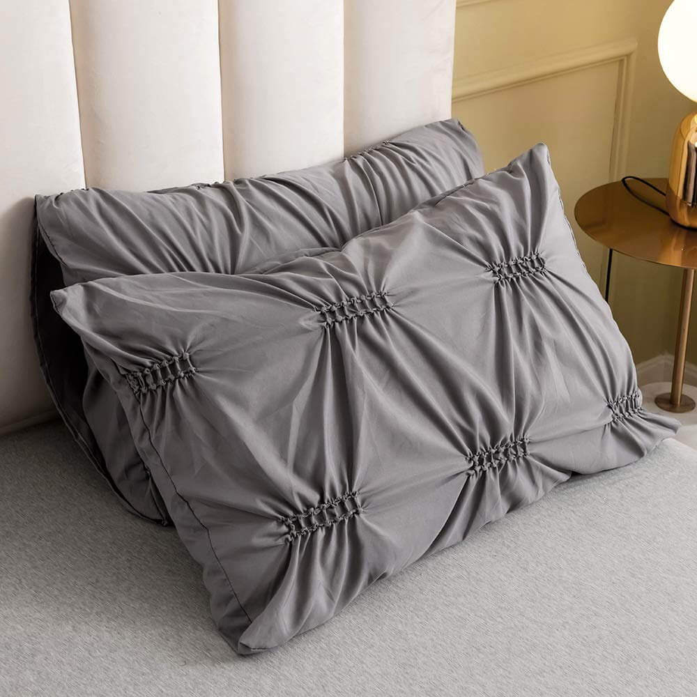 Elegant and Delicate Pintuck Bed Sheet Set