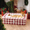 Festive Classic Tartan Cozy Dog Anti-Anxiety Calming Bed