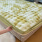 Gradient Cream Bubble Thickened Faux Rabbit Fur Warm Fitted Sheet Mattress Cover