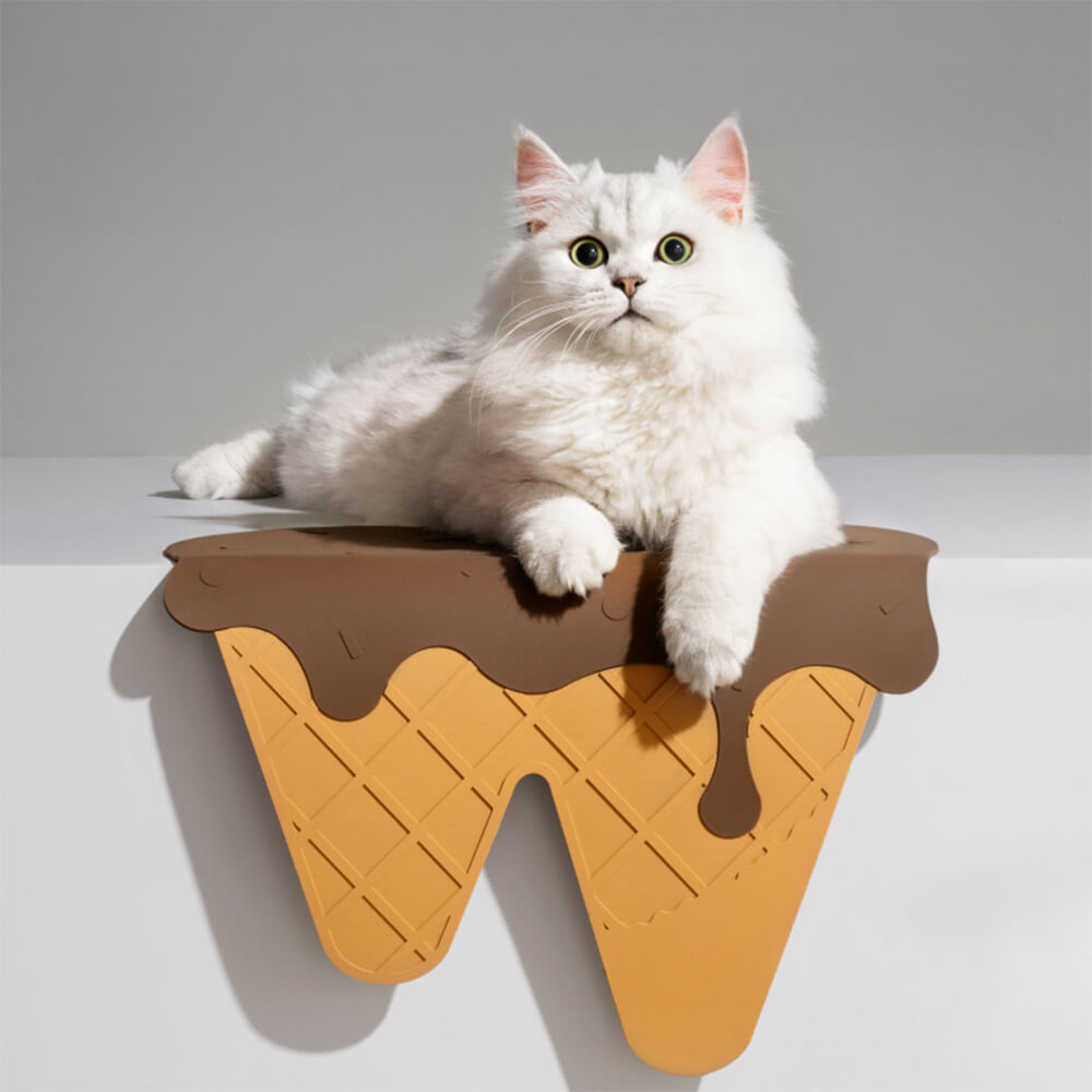 Ice Cream Themed Double Food and Water Dog & Cat Bowl