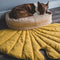 Leaf Shape Dog Blanket With Donut Dog Bed Luxury Dog Gifts - FUNNYFUZZY