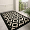 Modern Checkered Anti-Stain Non-Slip Front Door Mat for Muddy Dog Paws