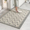 Modern Checkered Anti-Stain Non-Slip Front Door Mat for Muddy Dog Paws