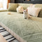 All Season Nordic Style Carved Plush Decorative Non-Slip Outdoor Sofa Cover