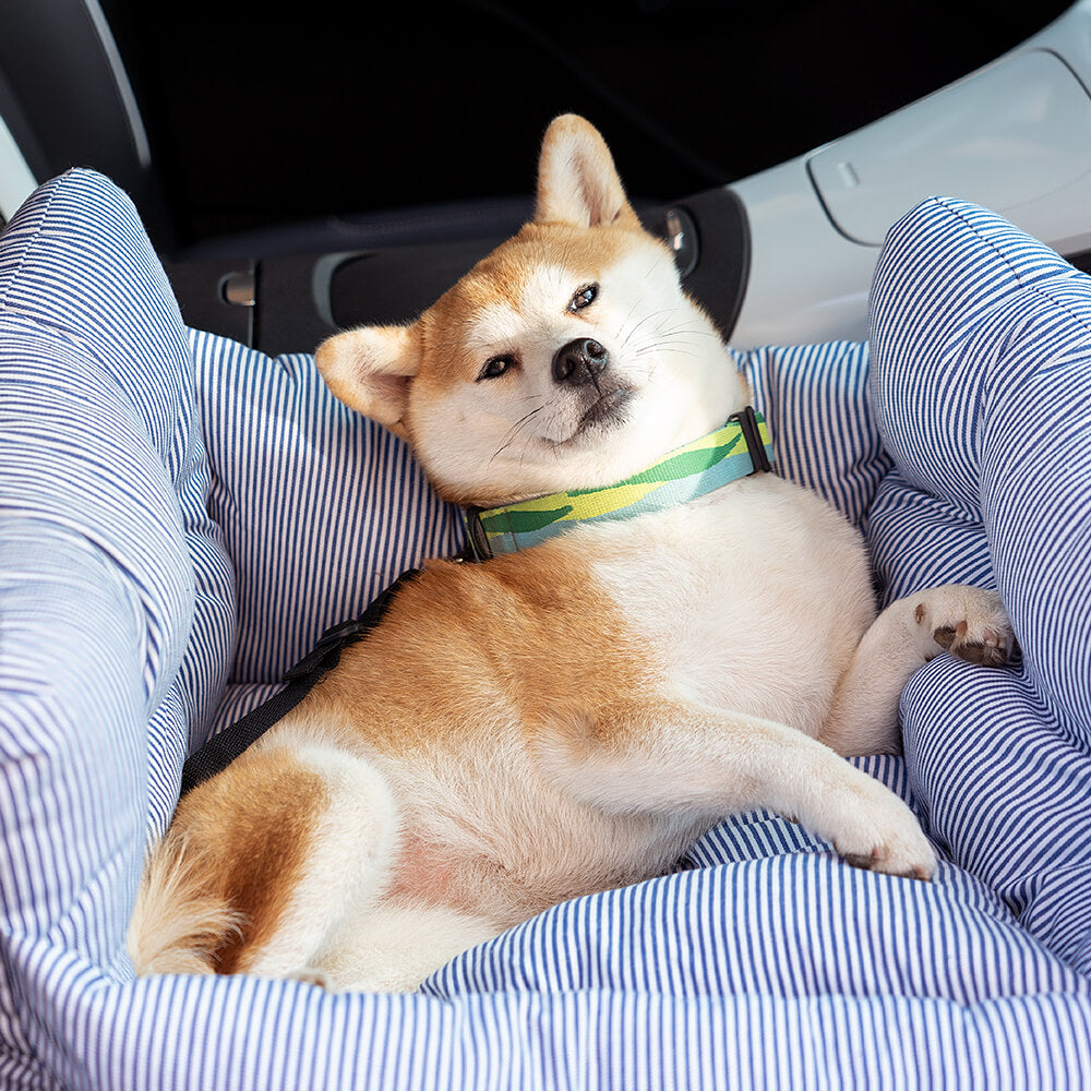 Portable Leisure Outing Pet Bolster Large Dog Car Seat Bed - FUNNYFUZZY