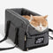 Portable Suede Lookout Console Pet Car Seat - FUNNYFUZZY