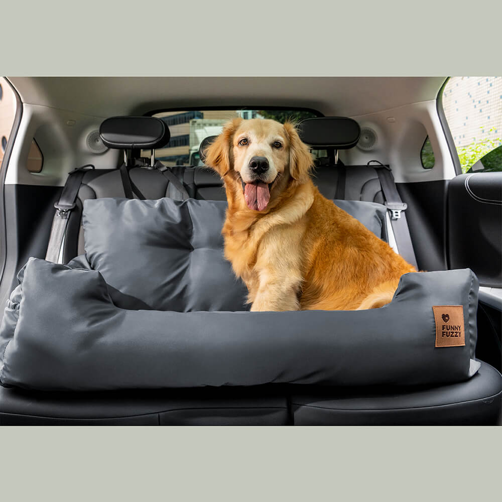 Traversin de voyage imperméable de sécurité pour chien de taille moyenne et grande taille, lit de siège arrière de voiture