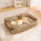 Vintage Leisure Diamond Dog & Cat Sofa Bed - FUNNYFUZZY