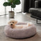 Fuzzy Round Fluffy Dog Bed - FUNNYFUZZY