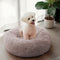 Fuzzy Round Fluffy Dog Bed - FUNNYFUZZY