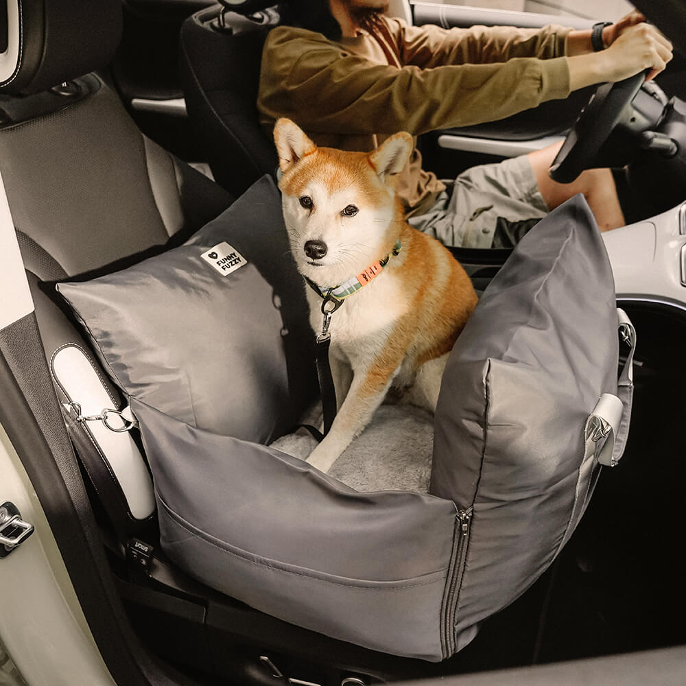 Waterproof Dog Car Seat Bed - First Class - FUNNYFUZZY