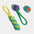 Knots Rope Dog Toy Set - Color Clash - FUNNYFUZZY