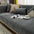 Geometric Decor Solid Color Chenille Non-Slip Comfort Sofa Cover