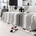 Geometric Striped Chenille Durable Sofa Protection Sofa Cover