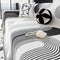 Geometric Striped Chenille Durable Sofa Protection Sofa Cover