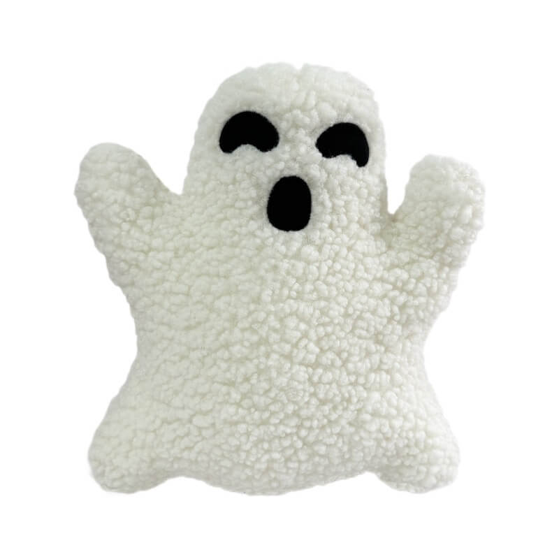 Oreiller en peluche doux et effrayant fantôme d’Halloween