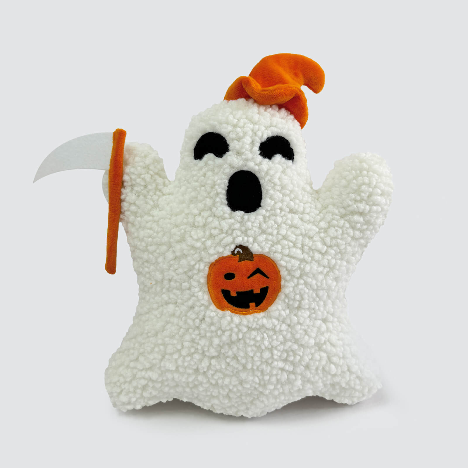 Oreiller en peluche doux et effrayant fantôme d’Halloween