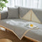 Hand-woven Cotton Linen Non-slip Sofa Cover for All Seasons