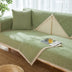 Hand-woven Cotton Linen Non-slip Sofa Cover for All Seasons