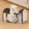 Handheld Crossbody Multi-Function Breathable Pet Carrier Bag for Travel and Vet