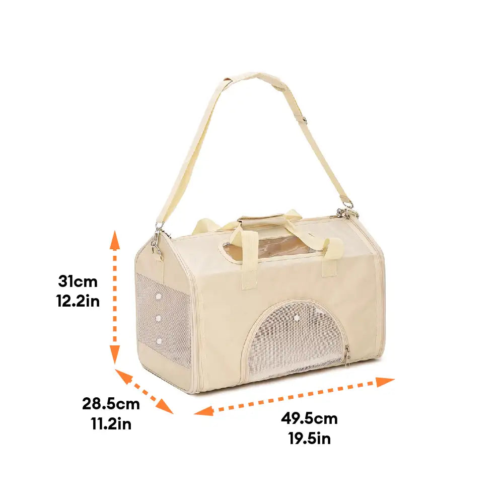House-Shaped Breathable Foldable Large Capacity Multi-Functional Pet Carrier Bag