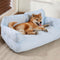 Ice Silk Cooling Pet Bed Breathable Washable Dog Sofa Bed - Outdoor