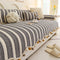 Irregular Contrast Color Chenille Skin-Friendly Non-Slip Sofa Protective Sofa Cover