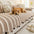 Irregular Contrast Color Chenille Skin-Friendly Non-Slip Sofa Protective Sofa Cover