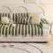 Irregular Contrast Color Chenille Skin-Friendly Non-Slip Sofa Protective Sofa Cover