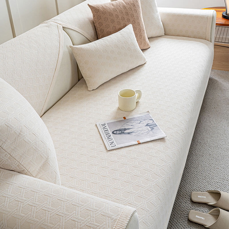 Jacquard Chenille Fabric Water-resistant & Oil-proof Sofa Cover