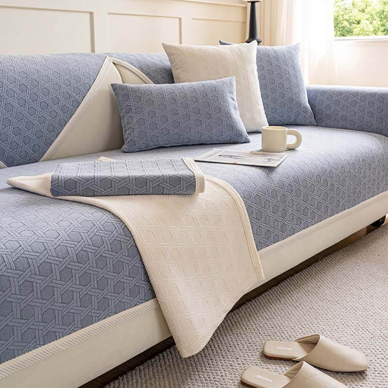 Jacquard Chenille Fabric Water-resistant & Oil-proof Sofa Cover