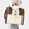 Large Capacity Breathable Foldable Pet Backpack Carrier for Travel Safety and Vet