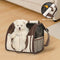 Large Capacity Breathable Foldable Pet Backpack Carrier for Travel Safety and Vet