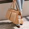 Grand sac de transport élégant et multifonctionnel pour animaux de compagnie, voyage partagé homme-chien - Queue errante