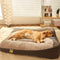 Large Outdoor Scratch-resistant Spine Protection Dog Cushion Bed