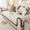 Lazy Chic Plush Winter Sofa Protector Skin-Friendly Sofa Cover