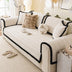 Lazy Chic Plush Winter Sofa Protector Skin-Friendly Sofa Cover