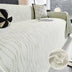 Leaf Pattern Cooling Ice Silk Sofa Protection Large Blanket Sofa Cover