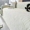 Leaf Pattern Cooling Ice Silk Sofa Protection Large Blanket Sofa Cover