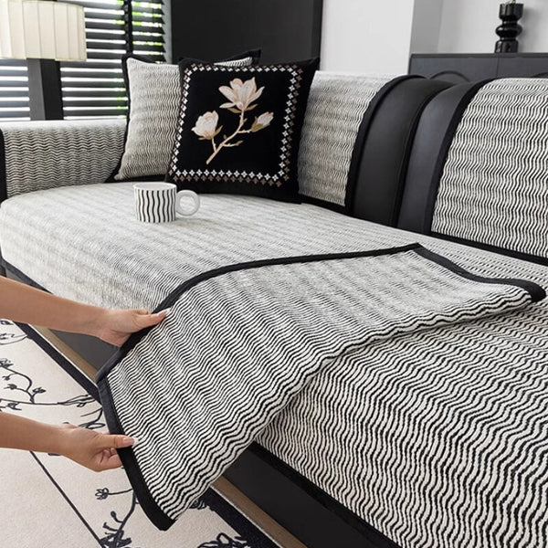 Light Luxury Chenille Breathable Fabric Scratch-Resistant Non-Slip Sofa Cover