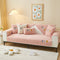 Lovely Cat's Paw Sherpa Fleece Anti-Slip Sofa Cover