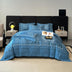 Luxurious Yarn-Count Jacquard Duvet Cover Bed Sheet Set