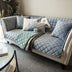 Luxury Quilted Velvet Non-Slip Sofa Cover