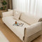 Luxury Solid Color Leaf Textured Jacquard Sofa Protector Sofa Cover