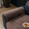 Modern Asymmetrical Stripes Soft Plush Non-Slip Sofa Cover