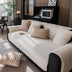 Modern Asymmetrical Stripes Soft Plush Non-Slip Sofa Cover