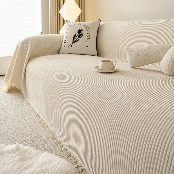 Modern Classic Scratch-Resistant Chenille Sofa Blanket Washable Sofa Cover