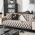 Modern Diamond Plush Sofa Decoration Non-Slip Sofa Cover