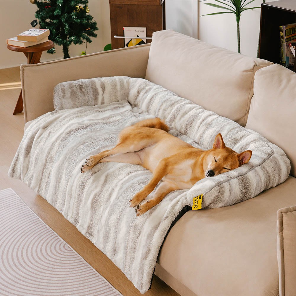 Nordic Plush Sofa Protector Dog Mat - PawLounge